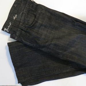 Seven For All Mankind 'Dojo' Embellished Pockets Dark Grey Women's Jeans-28/31